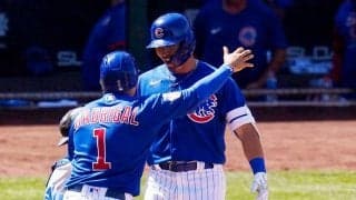 鈴木誠也は「打球音が違う」　三塁側から撮影された豪快1号に米ファン虜「ただ美しい」