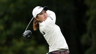 今季4戦2勝の20歳西郷真央、朝一番で首位発進　7時5分スタートで「3時半に起きました」