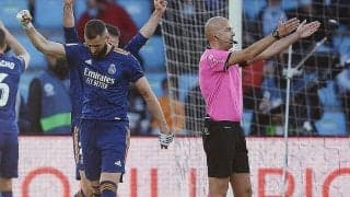 アスパスがPK3つ与えたマドリー戦主審の判定を非難　「ベンゼマのハットトリックを望んでいた…」