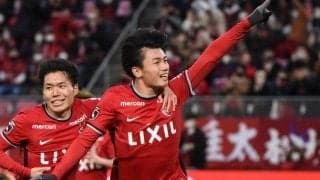 「全てが完璧」「打点高すぎてえぐい」日本代表帰りの鹿島FW上田綺世の起死回生ヘッドに絶賛の声