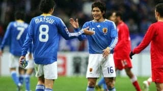 五輪とW杯で共闘した2人が「だるまさんがころんだ」!? 大久保嘉人と子供たちのに“二刀流”男が参戦