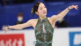 本田真凜、女子アナ風に着こなしたパープル衣装にファン歓喜「天使！」「雰囲気違う」