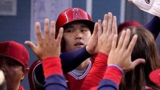 【MLB】大谷翔平、9試合連続出塁＆勝ち越し生還　2四球で1番打者の働き、出塁率.469