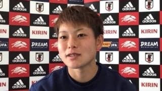 WEリーグ得点ランク3位で初招集のなでしこFW井上綾香「1回で終わらずに残れるように」