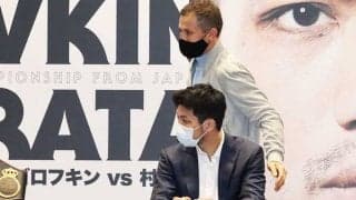 村田諒太＆ゴロフキンが会見でついに対面　村田「素晴らしい試合を」GGG「ムラタを大変尊敬」