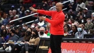 ウィザーズHC、3P不発の八村塁に言及「リズムよく回ってきたらどんどん打ってほしい」