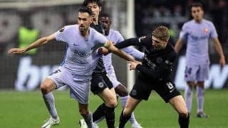 フランクフルトvsバルセロナはドローでリターンレグへ!　先発出場の鎌田大地は前線の起点として奮闘《EL》