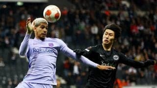 ■日本代表・フランクフルト鎌田大地「バルセロナ戦に先発」！強気な5バックの効果【ELフランクフルト対バルセロナ】(1)