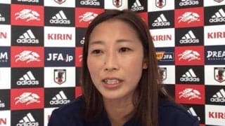 久々の代表招集となったなでしこMF阪口萌乃、海外相手には「本当に早い判断が必要」