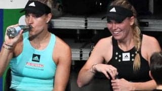 元1位ウォズニアッキ 引退試合