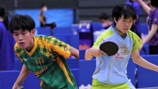 第1シードは関学大・葛西と神松蔭大・鶴岡　大学卓球の“開幕戦”がスタート＜関西学生新人大会＞