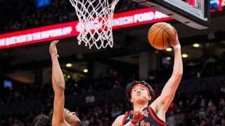 復帰した渡邊雄太、第4Qにフル出場で3得点3リバウンド…チームの逆転勝利に貢献