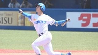 【大学野球】東大の先発右腕が豪快アーチ！　春季開幕の慶大戦、チーム2年ぶりの本塁打
