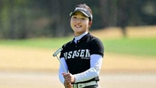 いわき出身の岸部桃子3位浮上　キャディーは苦楽を共にした妹「今も一緒に住んでます」