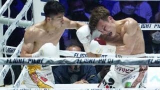 中谷潤人が世界タイトルV2達成！　8回TKOでデビュー23連勝、村田-GGG戦前に貫録勝ち