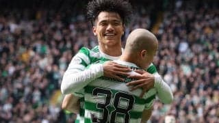 前田＆旗手弾など7発圧勝のセルティックが優勝へ前進！古橋も公式戦17試合ぶりのピッチへ《スコティッシュ・プレミアシップ》