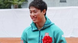 錦織圭がバーベル付きのランジ・スクワットを披露「股関節は強くなっています」