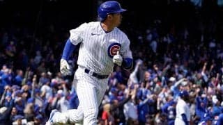 【MLB】鈴木誠也の「映画みたい」な衝撃弾　豪快バット投げ→雄叫びに「目が離せない」