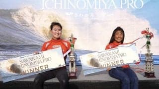 JPSAロングボードツアー開幕戦「さわかみ 一宮プロ」　浜瀬海と田岡なつみが好発進