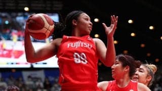 富士通のオコエ桃仁花、トヨタ自動車との最終決戦へ「リバウンドが勝敗を分ける」