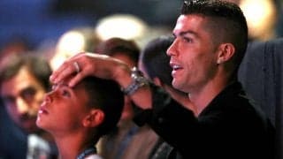 メッシファンのC・ロナウド・ジュニア、ゴール後に見せたパフォーマンスは…