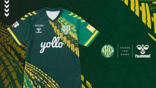 元JリーガーGK加藤順大も所属の架空クラブ「葉羽エストレーノ」のリアルユニフォームが発表！ タイヤ痕をダイナミックにデザイン