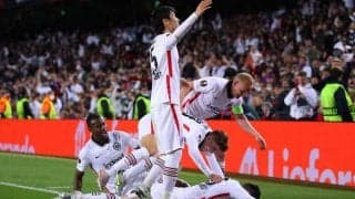 「なんて気分なんだ」バルサ撃破のフランクフルト鎌田が“相棒”との2ショットで感情爆発！「兄弟よ」