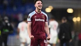 ウェストハムのELベスト4進出に、下部組織出身のライスも歓喜　「心臓がバクバクしていた」