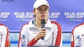 新世界No.1シフォンテクがルーマニア戦に向けて自信「試合がとても楽しみ」[ビリー・ジーン・キング・カップ]