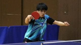 葛西、人見らシード選手が3回戦進出　男子シングルス2回戦①＜卓球・関西学生新人大会＞