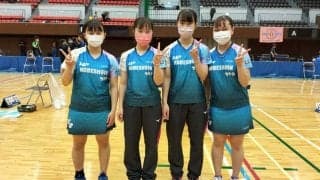 神戸松蔭女子学院大、オールストレートで3年ぶりの団体優勝＜卓球・関西学生新人大会＞