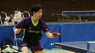 1年生選手が続々ベスト64入り　男子シングルス3回戦結果＜卓球・関西学生新人大会＞