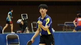 関西学院大・藤原、佐藤は辛勝で32強入り　男子シングルス4回戦結果＜卓球・関西学生新人大会＞