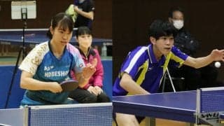 関学大が新人戦男子単で3連覇　神松蔭大・鶴岡は2冠達成＜卓球・関西学生新人大会＞