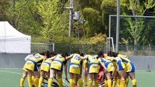 【陸上ホッケー部女子】1ー７で天理大に大敗し、リーグ戦黒星スタート