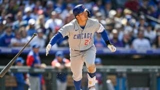 カブス・鈴木誠也「イッツゴーン！」早くも４号！開幕から８戦連続安打でゴジラ超えも