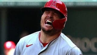 【MLB】死球交代トラウト「かなり腫れている」　元DeNAパットンの1球は「影で見えなかった」