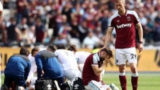 足首があらぬ方向に…試合中のアクシデントに負傷させてしまった相手選手が号泣