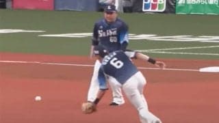 俊足打者でも無理「はやすぎ」　瞬き厳禁…西武源田の“瞬間美技”が「すげーな」