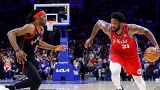 先発5人で99得点を奪ったシクサーズがラプターズに連勝…渡邊雄太は出番なし／NBAプレーオフ