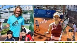  チチパス、ハレプが隣で練習！世界屈指の練習環境とは【尾脇兄弟 独占映像】 