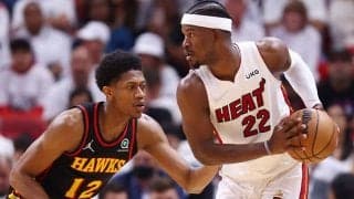 ヒートがホークスに連勝…ジミー・バトラーが45得点と躍動／NBAプレーオフ