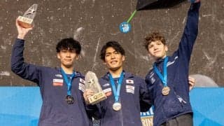 楢崎、緒方がワンツーフィニッシュ！ 最終課題で大逆転【ボルダリングW杯2022第1戦 マイリンゲン大会】