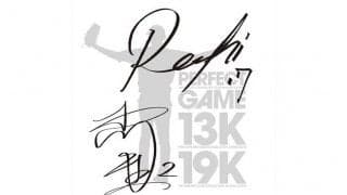 佐々木朗希＆松川虎生、完全試合バッテリーの色紙を5・1日本ハム戦で2万8000人に配布