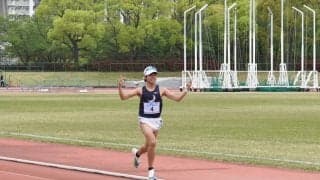 【陸上競技部】守屋が男子ハーフマラソンで２連覇！関西インカレ最高のスタート