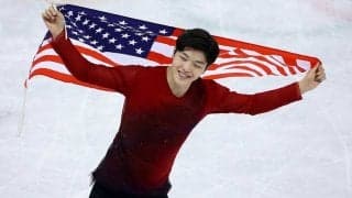 来日中の米フィギュア選手がEXILE人気メンバーと対面報告　ファン驚き「意外と背高い」