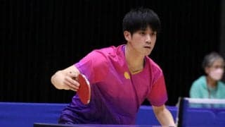 日本代表・松下大星、快勝で16強入り　男子単決勝トーナメント2回戦＜日本卓球リーグビッグトーナメント福島大会＞