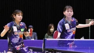 全日本準Vの梅村優香/塩見真希ペアが4強入り　女子複準々決勝＜日本卓球リーグビッグトーナメント福島大会＞