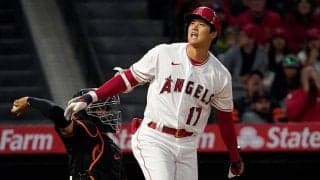 【MLB】大谷翔平、3三振＆今季初併殺打に本拠地ため息　2戦ぶり無安打でエ軍は惜敗