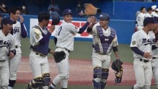 蒔田稔、志願の完投勝利！宗山塁も3安打2打点の活躍で明大が開幕3連勝【4/23 春季東京六大学野球 明治大学vs早稲田大学】